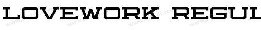 Lovework Regular字体转换 Lovework Regular字体转换
